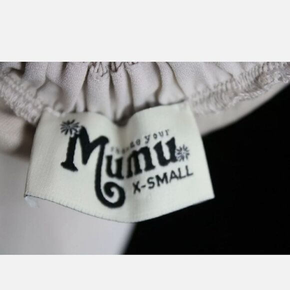 Show Me Your Mumu Colette Collar Halter Maxi Dress Show Me The Ring Crisp XS - Picture 9 of 10